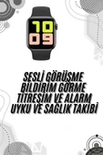 Yeni Nesil En Çok Tercih Edilen Akıllı Saat Müzik Dinleme Tema Değiştirme Çağrı Cevaplama - 1