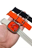 Yeni Nesil 3 Kordonlu Kol Saati 49 MM Amoled Ekran Akıllı Saat - 5