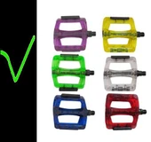 NECO WP601 GENİŞ PLATFORM PEDAL 110 X 100 MM 415 GRAM -YEŞİL - 1