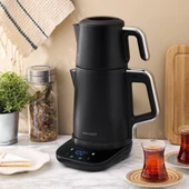 Aryıldız Vision Steel Mat Siyah Çay Makinesi - 1