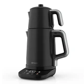 Aryıldız Vision Steel Mat Siyah Çay Makinesi - 2