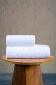 BAMİROSE 50X90 - 70X140 %100 PAMUK BANYO BAŞ, OTEL HAVLUSU, SPA HAVLU, BEYAZ HAVLU, TAKIM HAVLU - 3