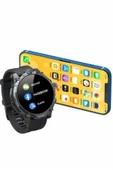 Yeni Model Akıllı Saat GPS Uyumlu Uyku ve Sağlık Takibi Sesli Görüşme - 5