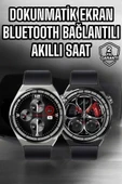 Akıllı Saat Dokunmatik Ekran Sesli Görüşme ve Bildirim Görme Sağlık Takibi - 2