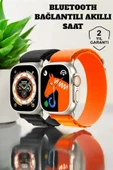 Bluetooth Bağlantılı 49MM Dokunmatik Akıllı Saat Sağlık ve Spor Takip Özellikli - 2