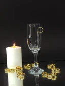 ŞAMPANYA KADEHİ YÜZÜK FİGÜRLÜ 2'Lİ - 1