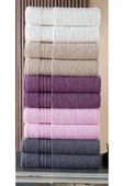 BAMİROSE 50x90 CM 10'LU SEİ EL & YÜZ HAVLU SETİ - 1