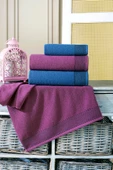 BAMİROSE 50x90 70x140 CM AMORE BATH 4'LÜ BANYO HAVLU TAKIMI, PLAJ HAVLUSU, HAMAM TAKIMI, ÇEYİZLİK HAVLU, SPA - 11
