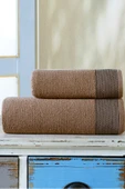 BAMİROSE 50x90-70x140 CM AMORE BATH 2'Lİ BANYO HAVLU TAKIMI, PLAJ HAVLUSU, HAMAM TAKIMI, ÇEYİZLİK HAVLU, SPA - 6