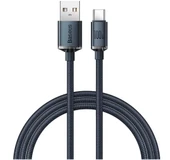 Baseus Crystal Shine 1.2 m USB  to Type-C Hızlı Şarj Kablosu - 1