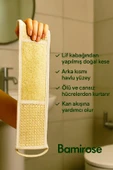 BAMİROSE %100 ORGANİK DOĞAL KABAK İPLİ SIRT LİF, PEELİNG LİFİ, ANTİ SELÜLİT LİFİ, BANYO HAMAM LİF, - 2