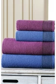 BAMİROSE 50x90 70x140 CM AMORE BATH 4'LÜ BANYO HAVLU TAKIMI, PLAJ HAVLUSU, HAMAM TAKIMI, ÇEYİZLİK HAVLU, SPA - 10