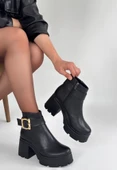 Pinma Siyah Cilt Topuklu Bot thumbnail 2