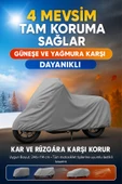 Su Geçirmez 4 Mevsim Motosiklet Brandası 246x114 cm – UV, Rüzgar ve Yağmur Koruma - 1