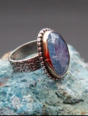 925 Ayar Kadın Gümüş Ceyt Taşı Yüzük sy00077 thumbnail 6