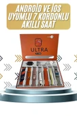 7 Kordonlu Akıllı Saat Plastik Kordon Hasır Kordon Çelik Kordon - 1