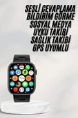 Akıllı Saat Android ve İOS Uyumlu Plastik Kordon Yeni Nesil - 2