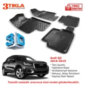 Audi Q2 2015-2019 Premium 3D Havuzlu Paspas Seti - 1