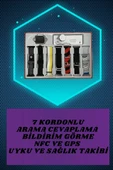 Dijital Göstergeli Powerbank Kablosuz Kulaklık ve 7 Kordonlu Yeni Nesil Akıllı Saat Dokunmatik Kontrol - 3