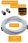 OEM Çanak Anten,uydu,televizyon Kablosu Rg6 Hd 25 Metre - 1