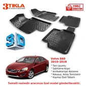 Volvo S60 2010-2018 Premium 3D Havuzlu Paspas Seti - 1