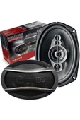 BekaTronik 1000 Watt Oto Hoparlör Oval 6x9 Araba Hoparlör 2 Adet Oto Oval Hoparlör Kapaklı - 1