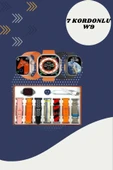 Powerbank Kulaklık ve 7 Kordonlu Akıllı Saat Çoklu Şarj Girişi Bluetooth Bağlantılı - 5