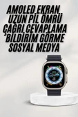 2025 Yeni Model Akıllı Saat Android ve İOS Uyumlu Çağrı Cevaplama - 2