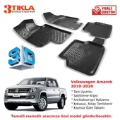 Volkswagen Amarok 2010-2020 Premium 3D Havuzlu Paspas Seti - 1