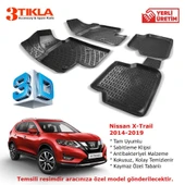 Nissan X-Trail 2014-2019 Premium 3D Havuzlu Paspas Seti - 1