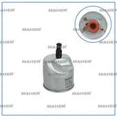 YAKIT FILTRESI (MAZOT) 206 / 207 / 208 / 301 / 508 / 3008 / TEPEE / C3 / C4 / C5 / BERLINGO 2012 DV6-DV6C-A16DT 1.6 HDI EURO 5 1906E6 thumbnail 1