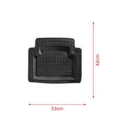 Universal Kesilebilir Promats Serisi 5 Parça 3D Havuzlu Paspas Seti - 4