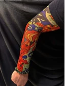 Çorap Dövme Giyilebilir Kol Bacak Dövmesi Likralı 2 Adet Model 4 thumbnail 2