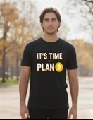 DEVISSO TRADERS Time for Plan B - Bitcoin - Trader, Borsaci Erkek Siyah T-Shirt - 2