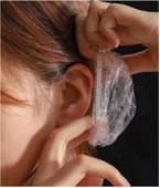 100  Su Geçirmez Kulak Örtüleri Su Geçirmez Kulak Kapları Duş İçin thumbnail 3