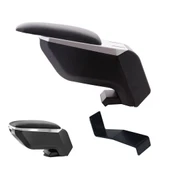 Dacia Logan MCV 2009 Delmesiz Çelik Ayaklı Gri-Siyah Kolçak Kol Dayama - 1