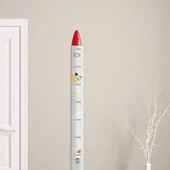 Sevimli Sarı Zürafa   Yeşil Dinazor   Deniz Kızı   Roket  Ağaç Boy Ölçüsü Sticker thumbnail 4