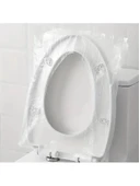 Hijyenik Tek Kullanımlık Klozet Kapağı Poşeti 200 Adet thumbnail 1