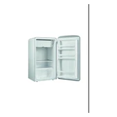 Dijitsu DB120RWH E 93 lt Statik Retro Beyaz Buzdolabı Mekanik Kontrol Paneli ile thumbnail 4