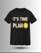 DEVISSO TRADERS Time for Plan B - Bitcoin - Trader, Borsaci Erkek Siyah T-Shirt - 3