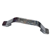 Dekoratif Zamak Kulp İçten - 64mm, Nikel, 100 Adet - 1