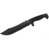 F03t Kamp Tırtıklı Testereli Outdoor Pala / Bıçak 39 Cm - Kauçuk Saplı - 1