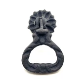 Antika Tarz Dekoratif Pirinç Kalp Sarkaç Mobilya Kulbu - 25 Mm, Oksit - 1