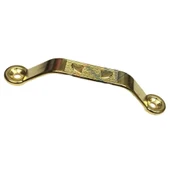 Dekoratif Zamak Kulp Dıştan - 64mm, Sarı, 100 Adet - 1