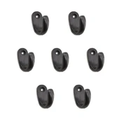 Büyük Tekli Fincan Askı, Dekor Askısı - Siyah, 100 Adet, 12x23x30 Mm thumbnail 2