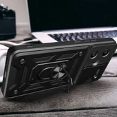 Xiaomi Redmi Note 13 Pro Plus 5G Kılıf Magnetik Standlı Kamera Korumalı Sürgülü Vega Kapak thumbnail 6