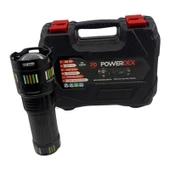 Powerdex PD-12800 Su Geçirmez 45 Watt 4500 Lümen 12800mAH Pil Süper Güçlü LED Profesyonel Şarjlı El Feneri - 2