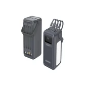 50.000mAh Dijital Göstergeli Çoklu Kablolu Taşınabilir 22.5W Hızlı Şarjlı 3 Mod Fenerli Powerbank Kamp Uyumlu Dayanıklı 5 Cihazı Aynı Anda Şarj Edebilir thumbnail 1