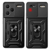 Xiaomi Redmi Note 13 Pro Plus 5G Kılıf Magnetik Standlı Kamera Korumalı Sürgülü Vega Kapak thumbnail 2