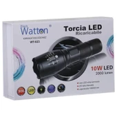 Watton En Güçlü Şarjlı El Feneri Watton WT-023 thumbnail 4